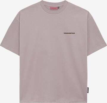 Prohibited - Camiseta en gris: frente