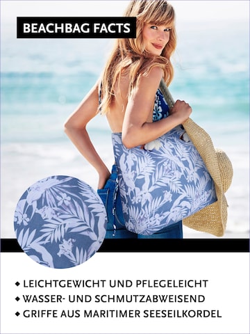 DonDon Beach Bag in Blue: front