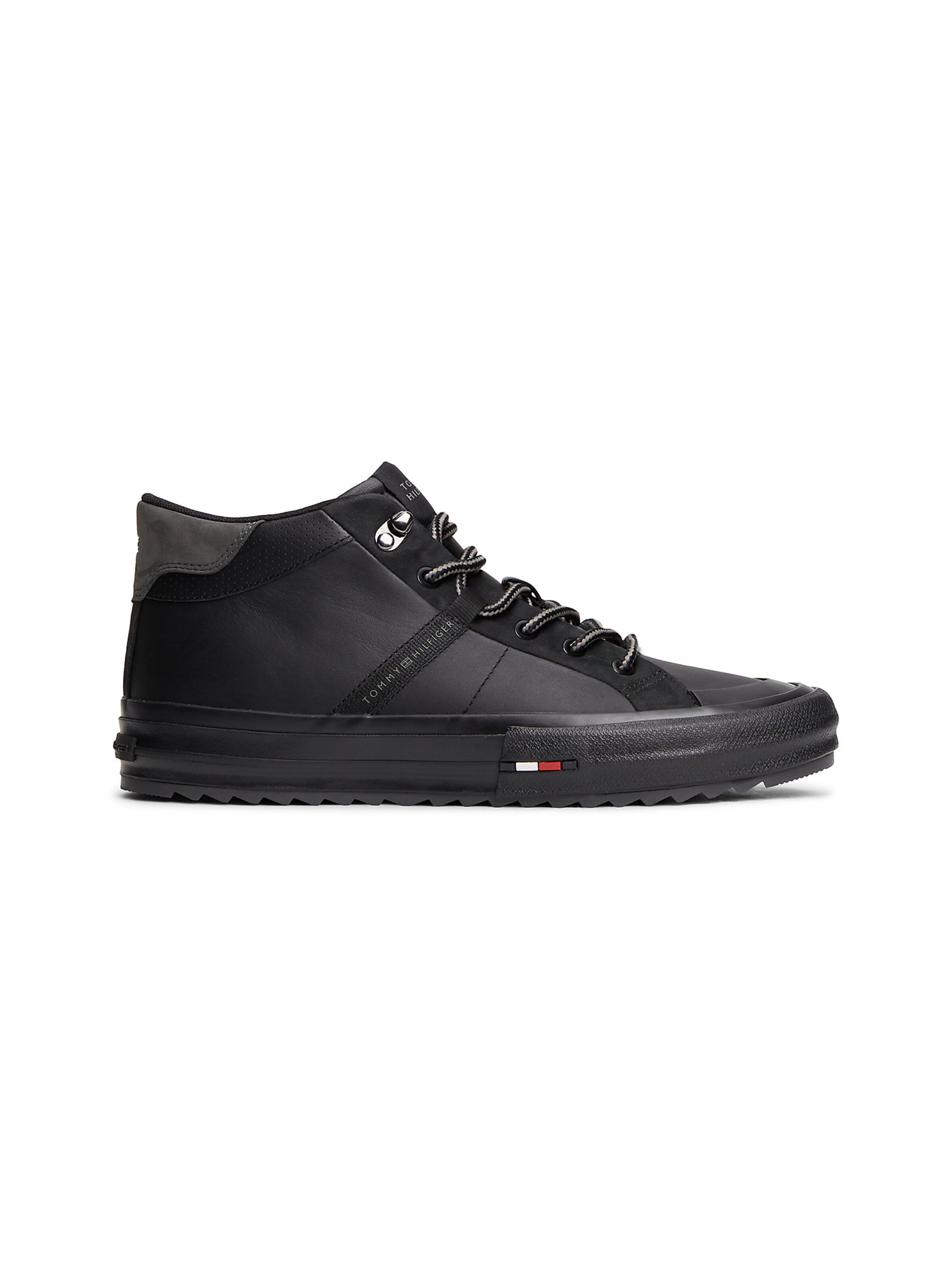 TOMMY HILFIGER Sneakers hoog in Zwart