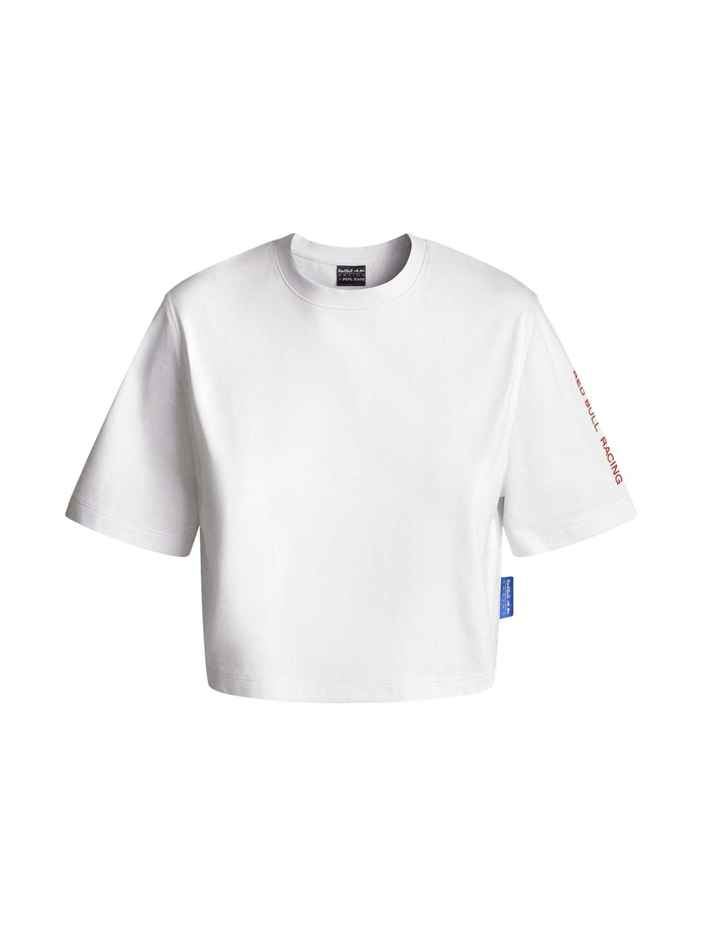 Maglietta 'Red Bull Racing x Pepe Jeans' di Red Bull Racing x Pepe Jeans in bianco: frontale