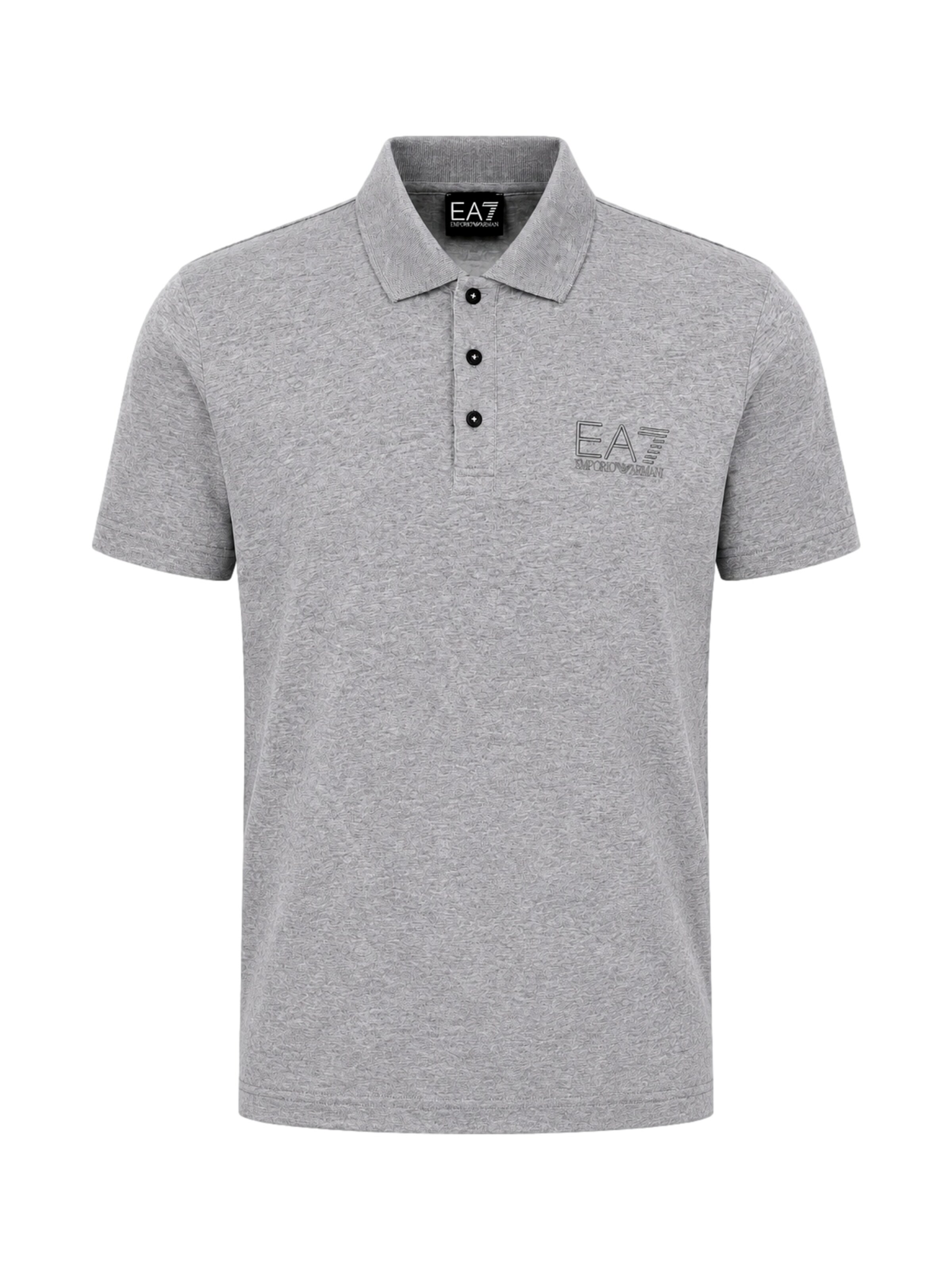 EA7 Emporio Armani Poloshirt in XXL in graumeliert, Produktansicht