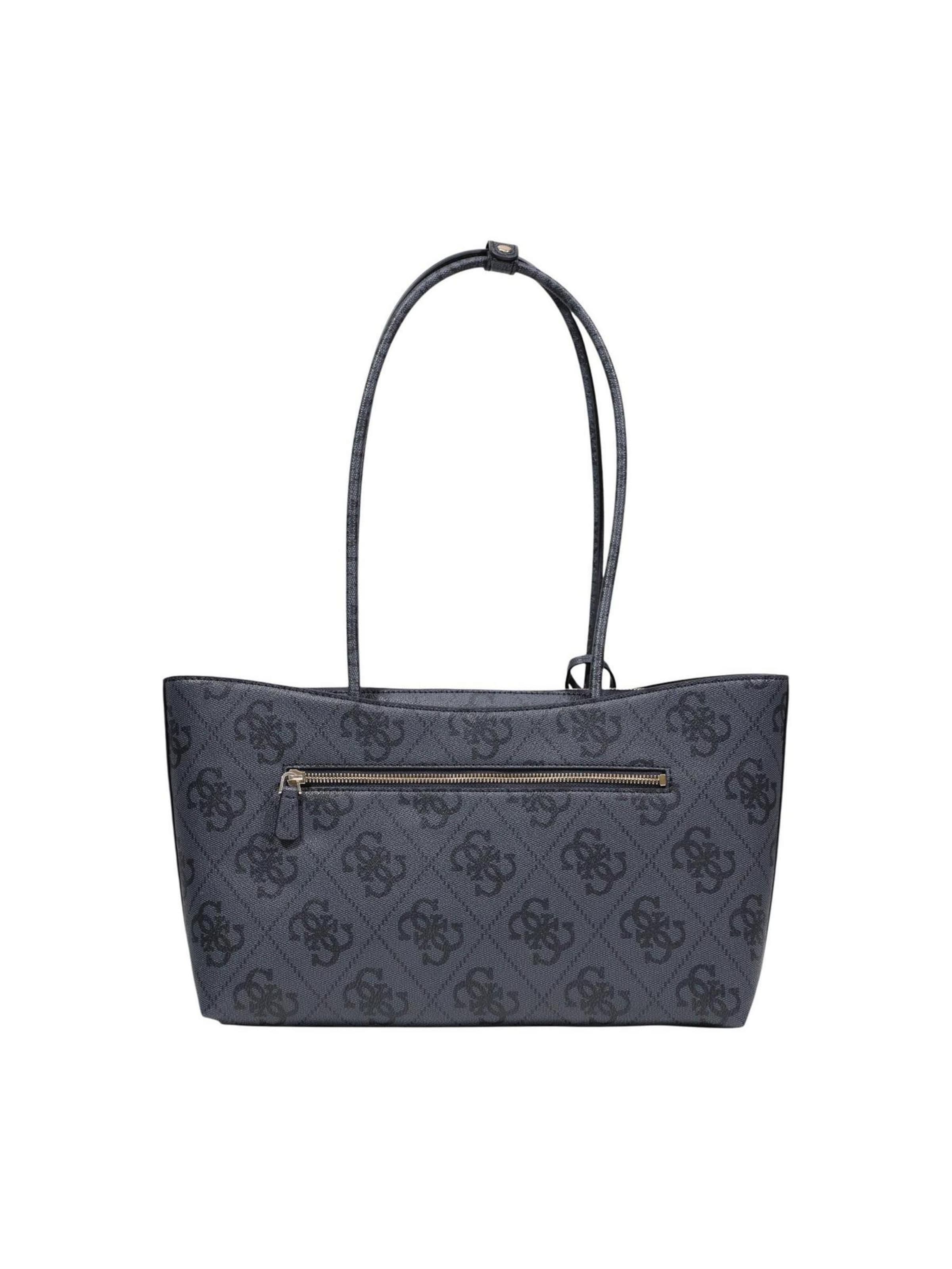 GUESS Schultertasche 'JANIE'‌‌‌‌‌‌‌‌‌‌ in Grau