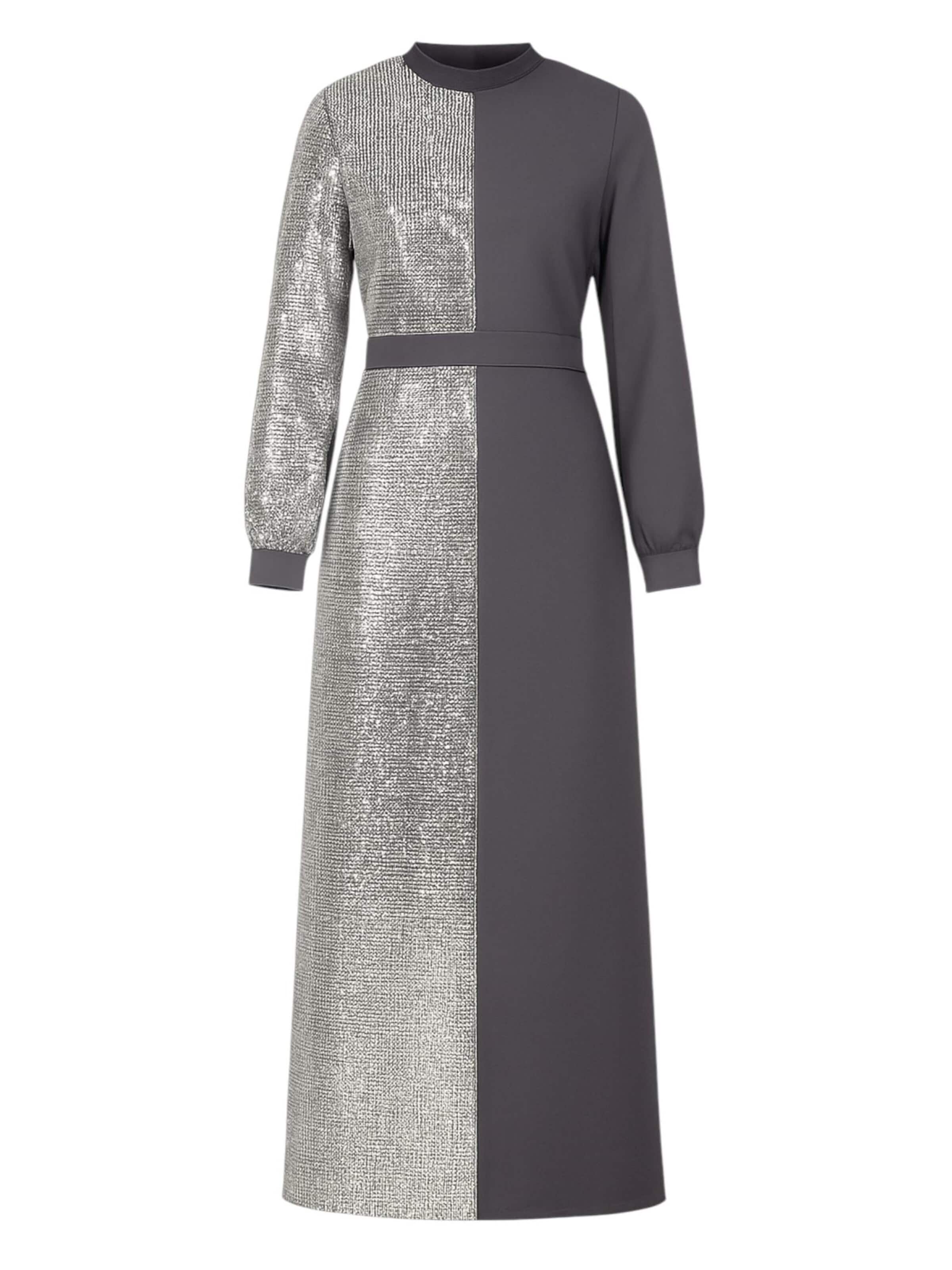 Abito da sera 'Firuze' di fashionshowcase in grigio: frontale