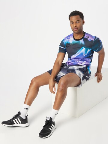 ADIDAS SPORTSWEAR - Camisa funcionais 'Designed 4 Heat.Rdy Allover Print Hiit ' em mistura de cores