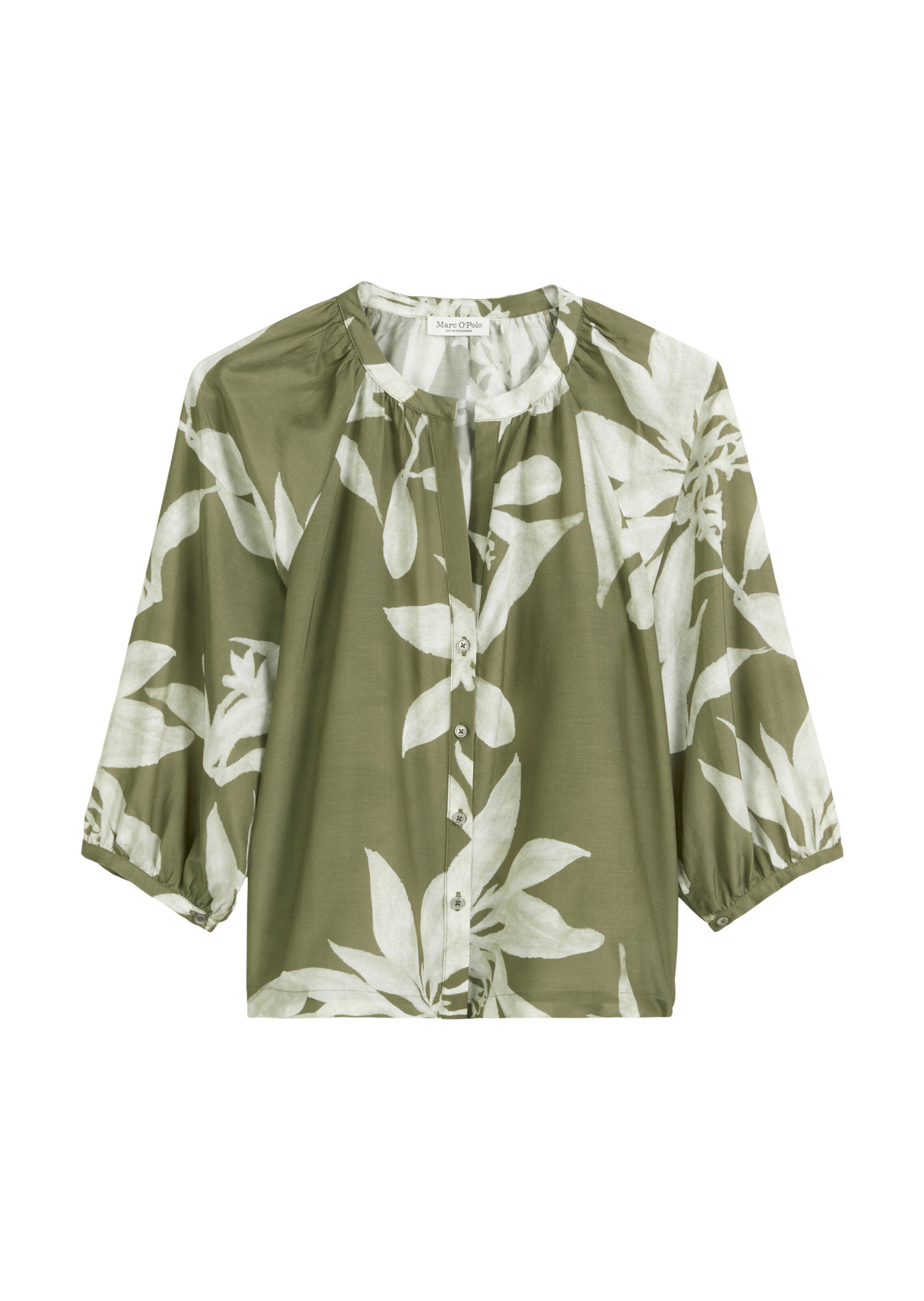 Marc O'Polo Bluse in Grün: Vorderseite