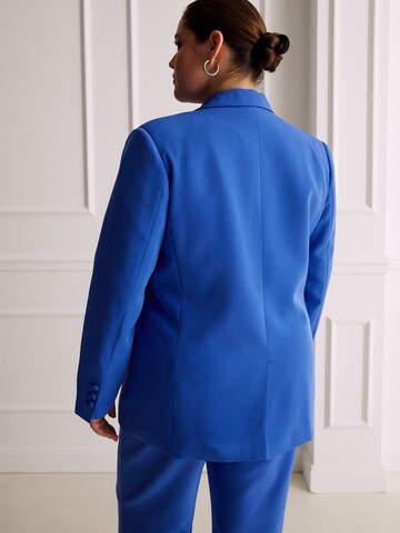 Guido Maria Kretschmer Curvy Blazers 'Nicoletta' in Blauw: terug