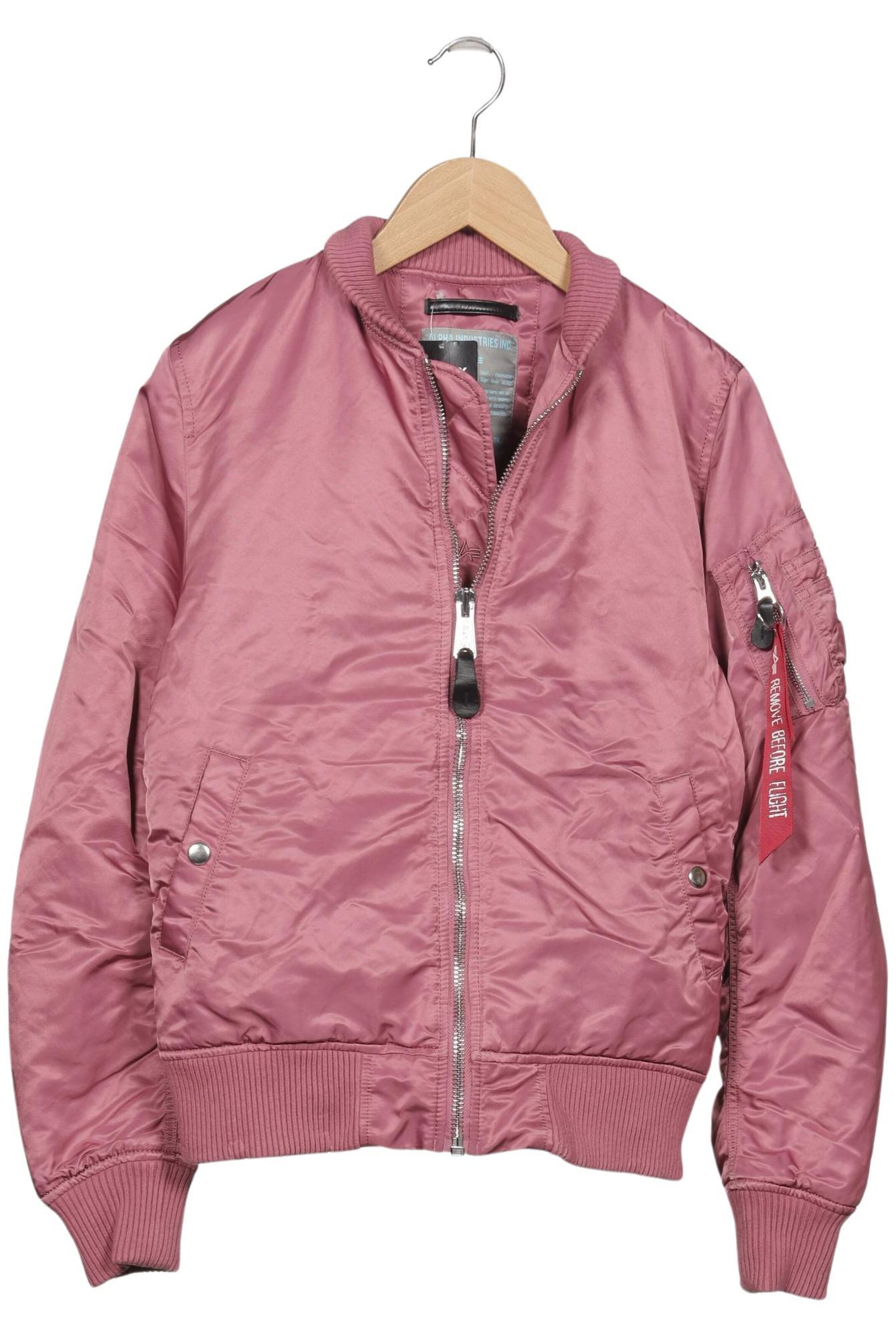 ALPHA INDUSTRIES Jacket & Coat in M in Pink: front