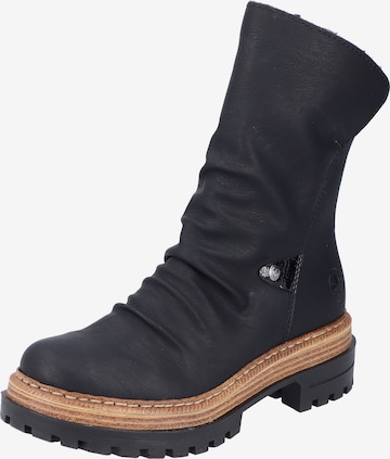 Rieker Boots in Black: front