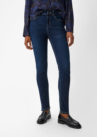 comma casual identity Skinny Jeans in Blauw: voorkant