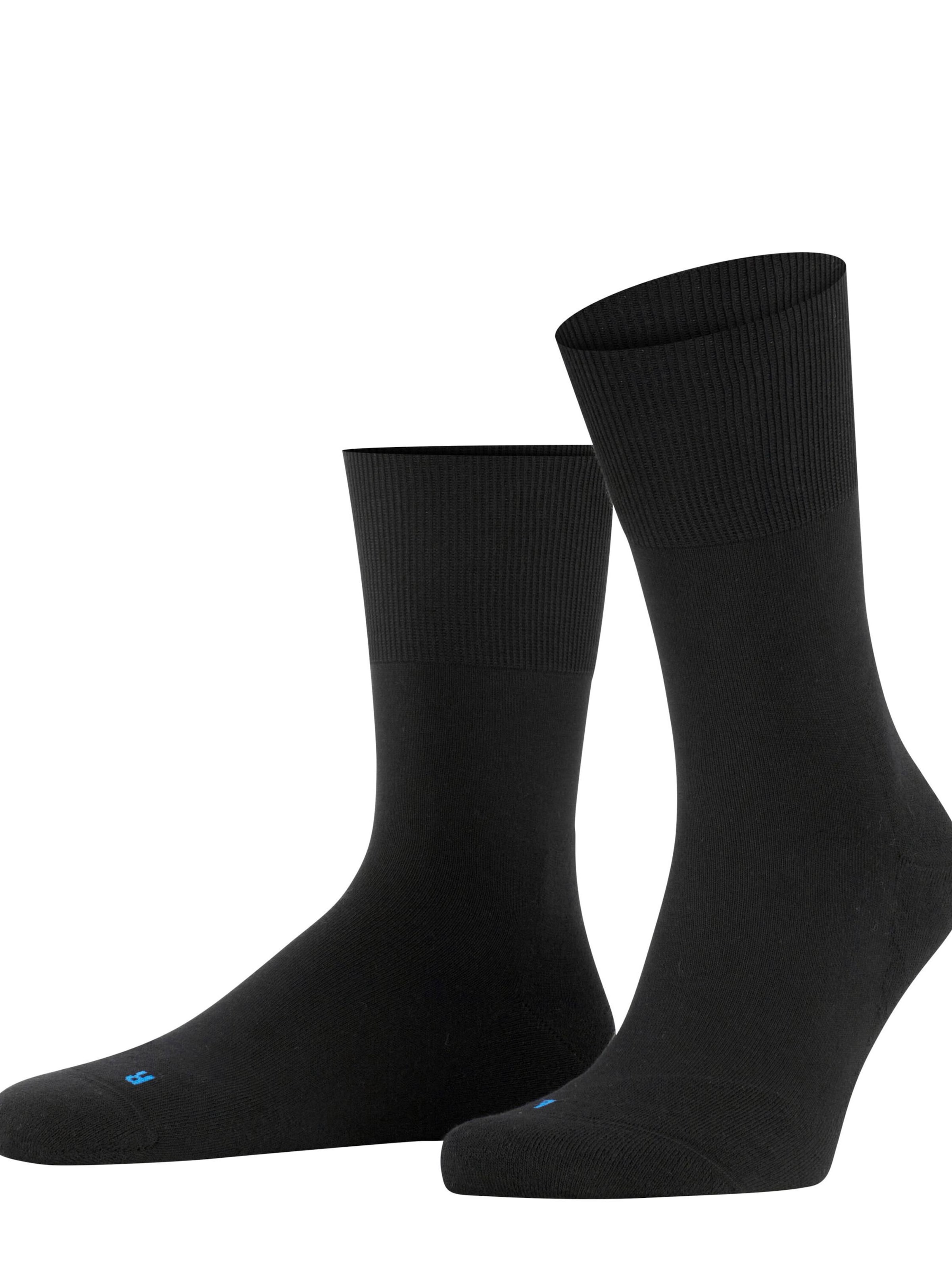 FALKE Socks 'Run' in Black: front