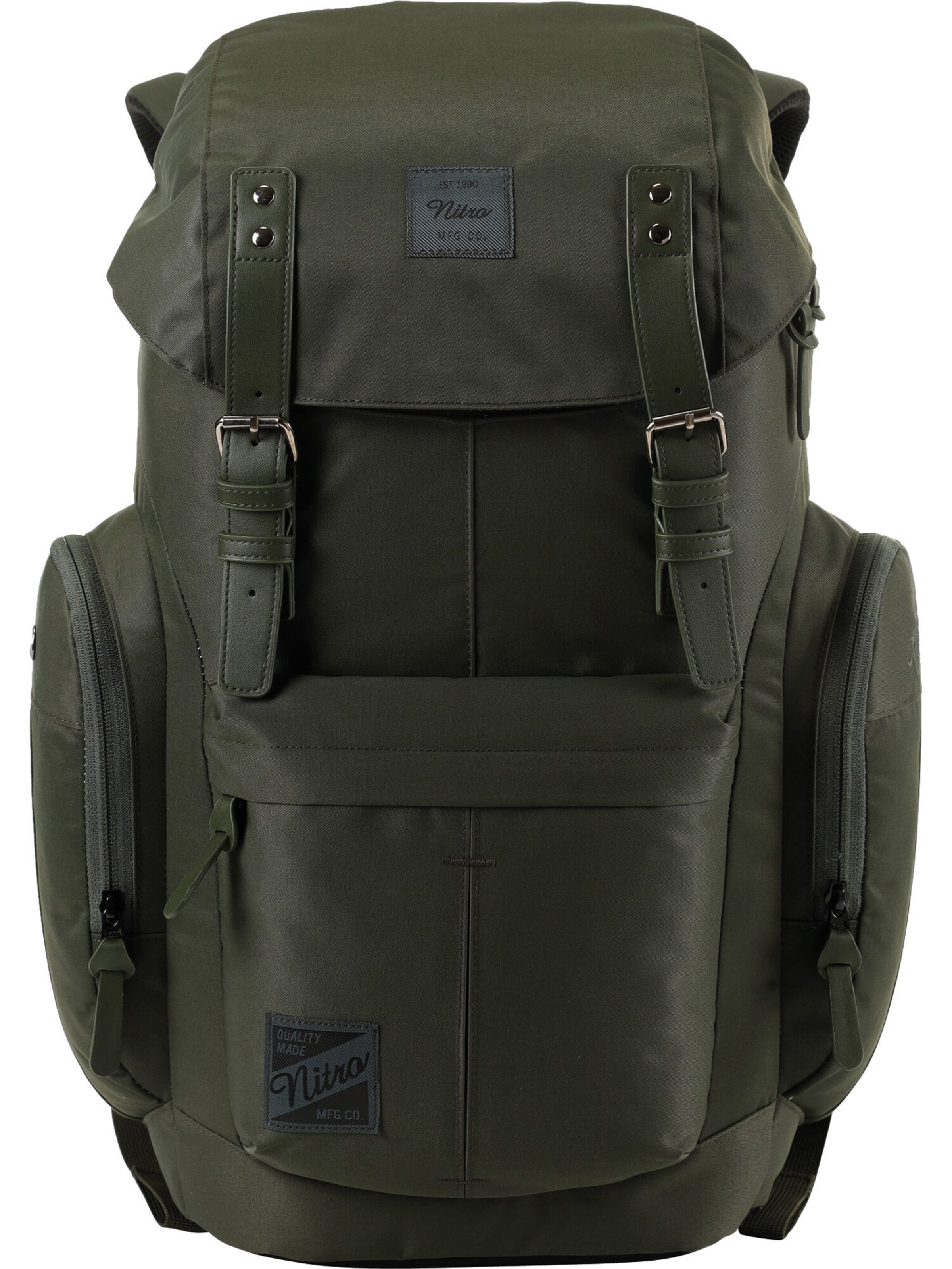 NITRO Rucksack DAYPACKER in Grün: Vorderseite