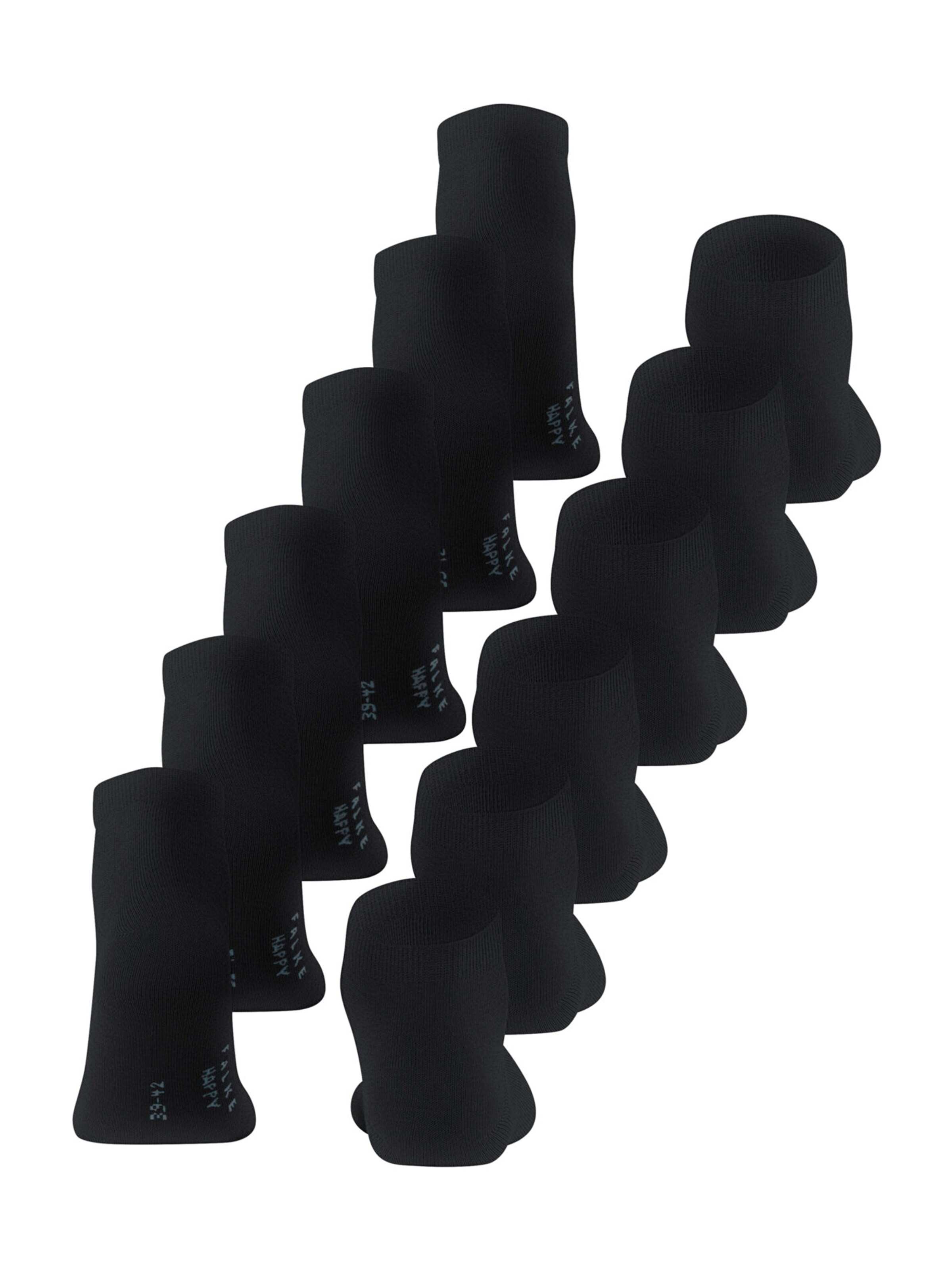 FALKE Κάλτσες 'Happy' σε μαύρο