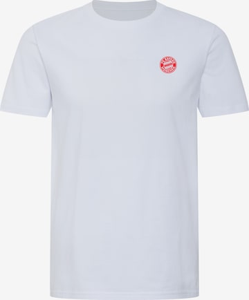 FC BAYERN MÜNCHEN Shirt 'Essentials' in White: front