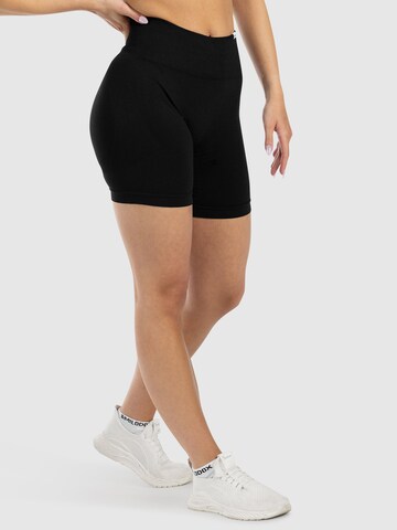 Smilodox Slimfit Sportbroek ' Scrunch Edina ' in Zwart