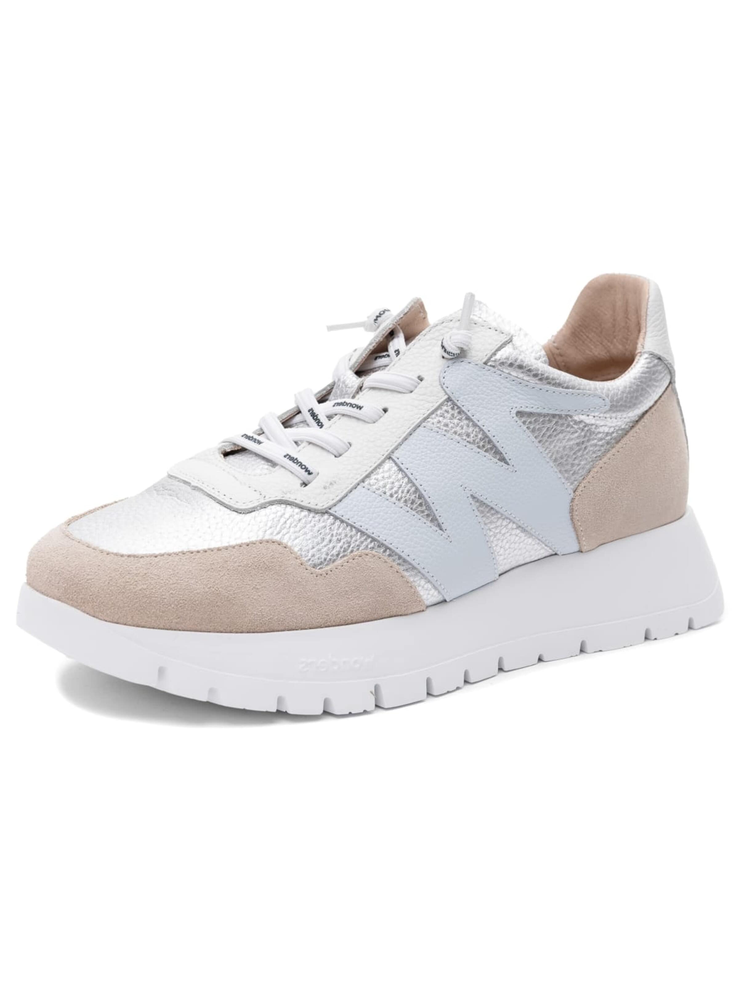 Wonders Platform trainers 'A-24101-BEIGE' in Yellow: front