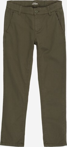 Pantaloni di s.Oliver in verde: frontale