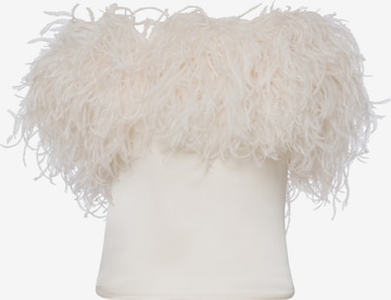 Anse Victorin Topp 'Valentine' i beige: framsida