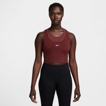 NIKE Sports Top in Red: front