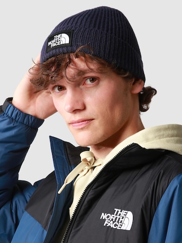 THE NORTH FACE Sports beanie in Blue: front