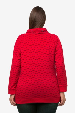 Sweat-shirt Ulla Popken en rouge