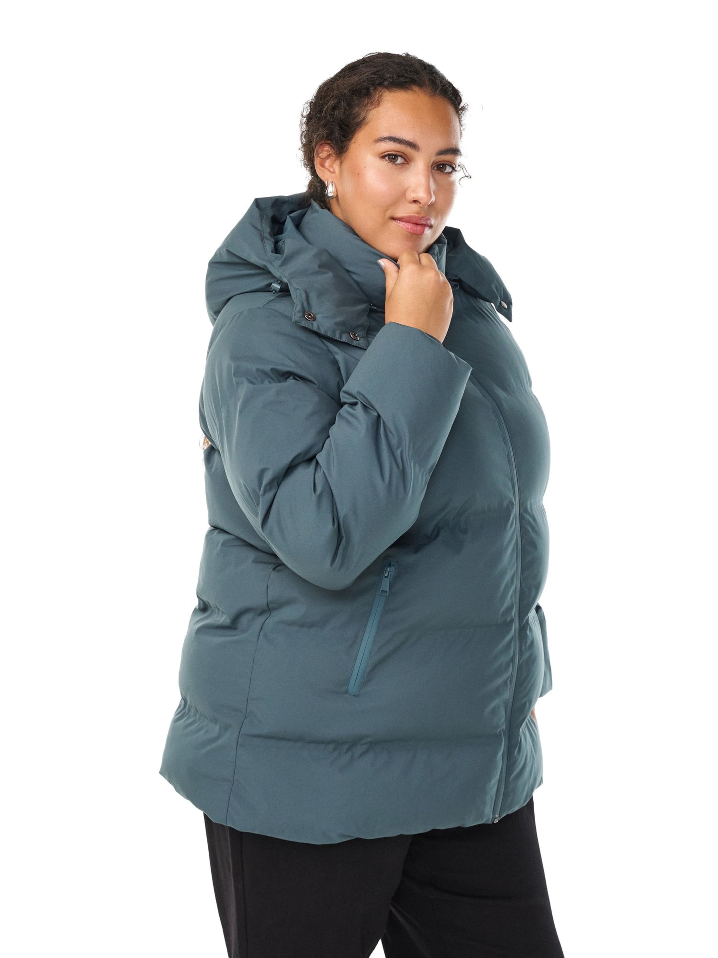 Zizzi Talvejope 'Melina', värv roheline: eest vaates