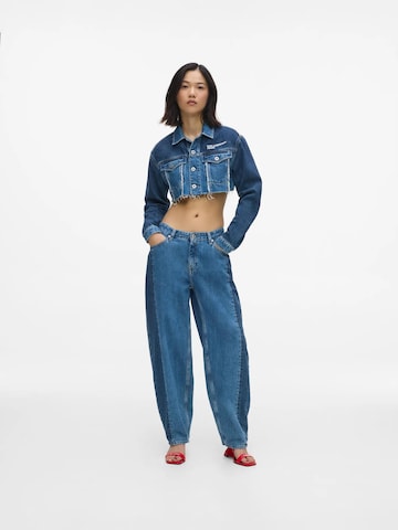 KARL LAGERFELD JEANS Barrel Džíny – modrá