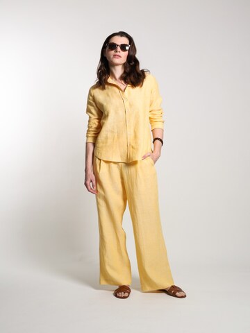 WEARABLE STORIES Blouse 'Paula' in Yellow