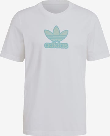 T-Shirt ADIDAS ORIGINALS en blanc : devant