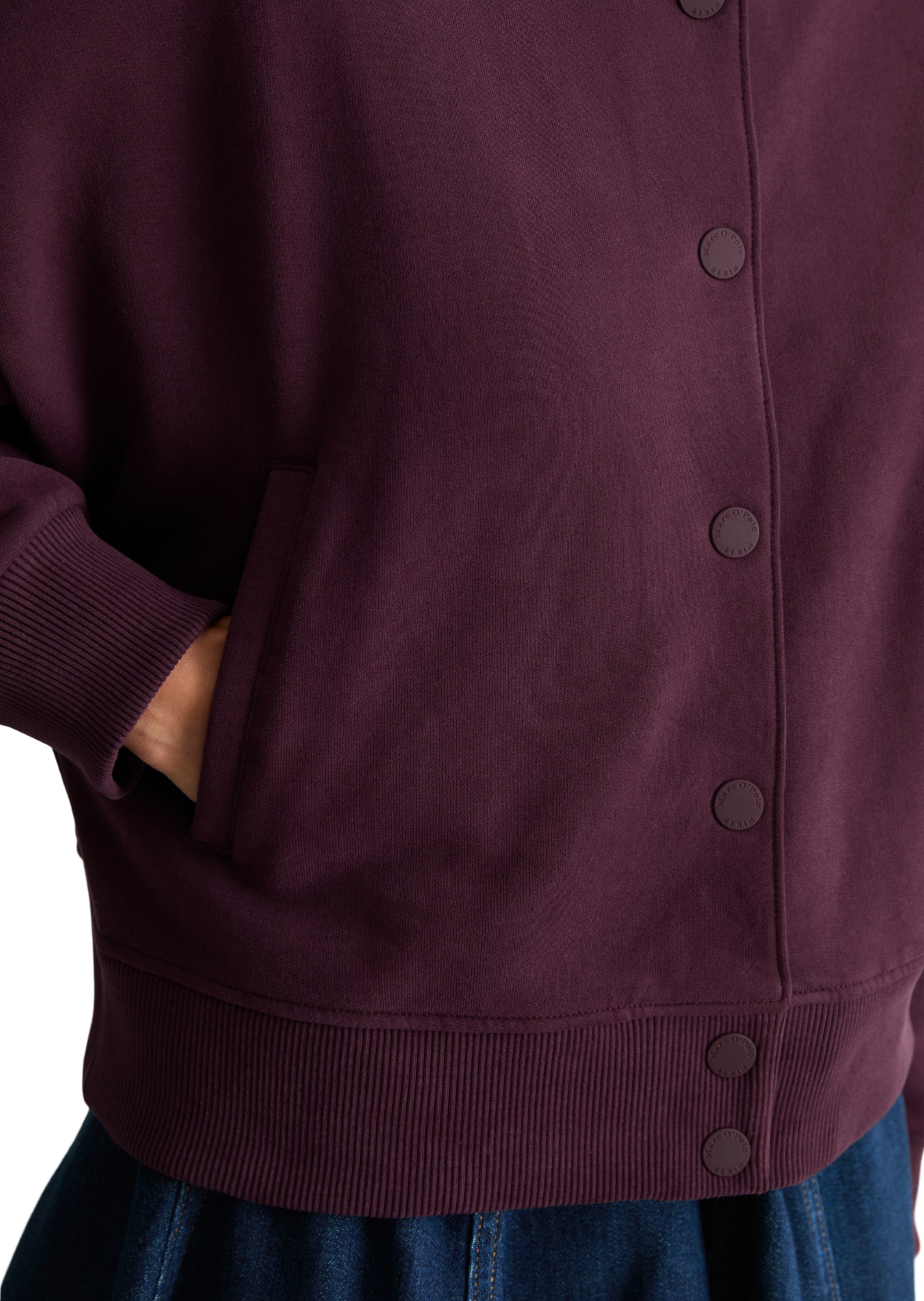 Marc O'Polo DENIM Sweat jacket in Red