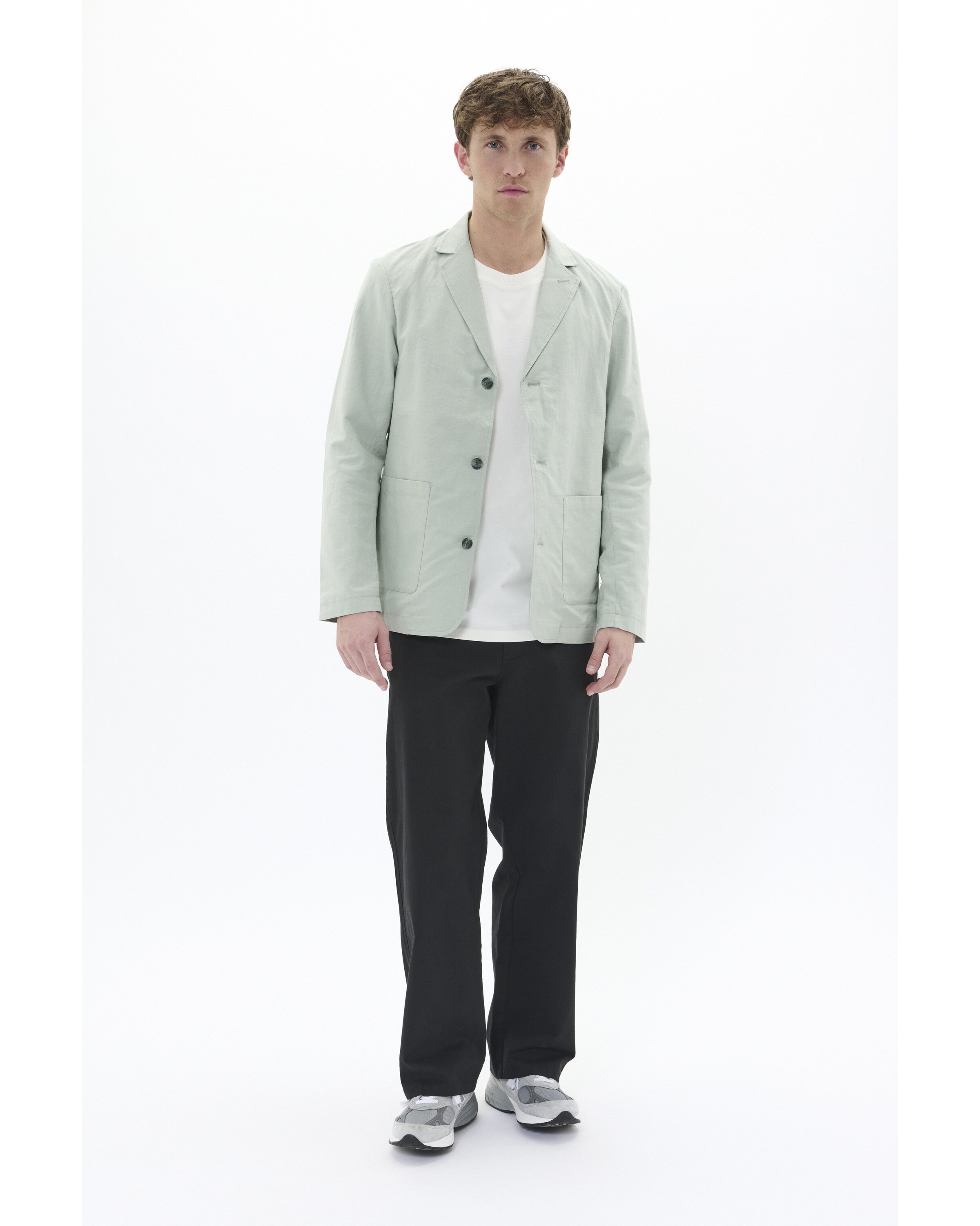 Coupe regular Veste de costume Matinique en gris