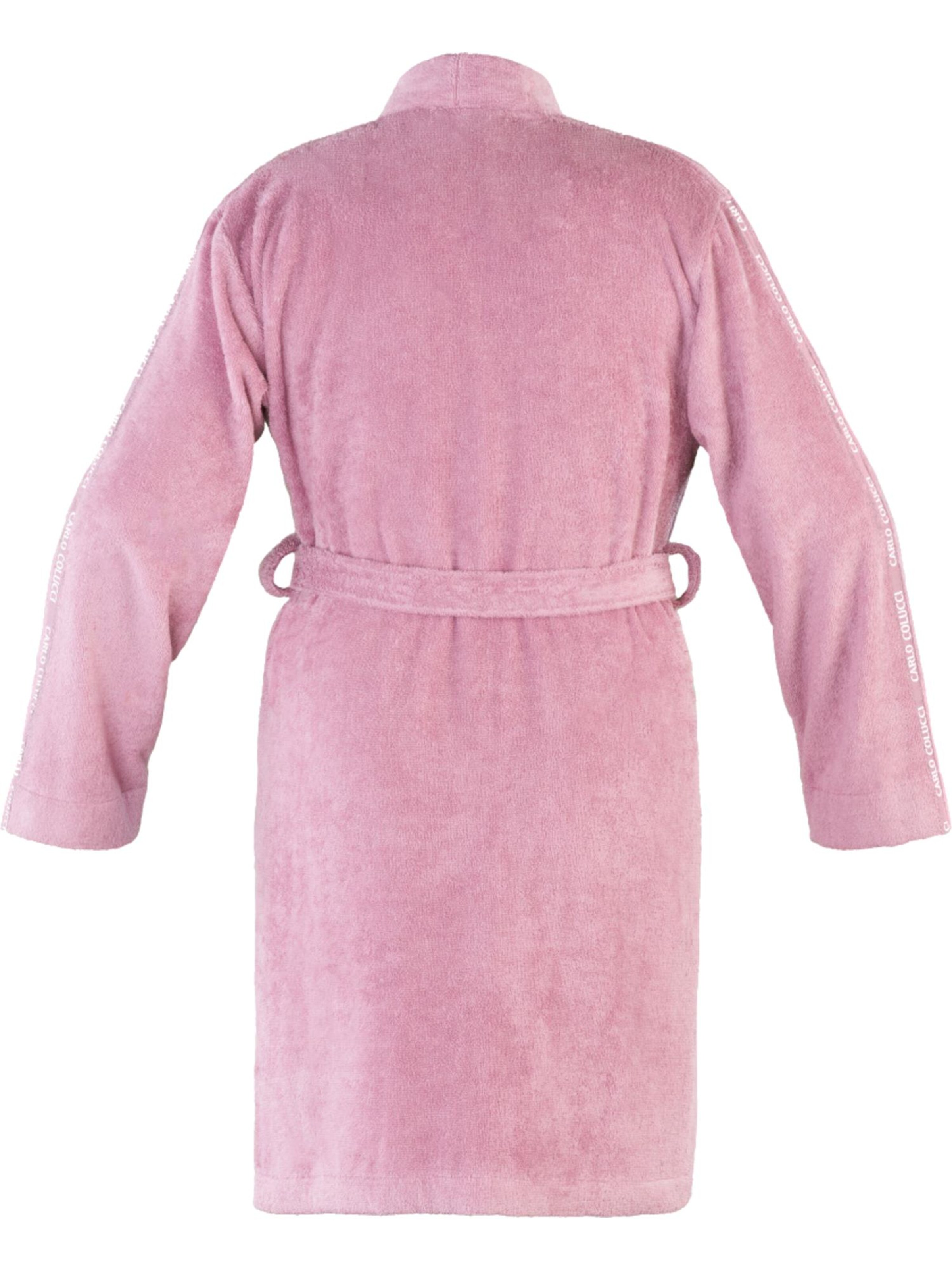 Peignoir court Carlo Colucci en rose