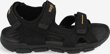 WRANGLER Sandals in Black: front