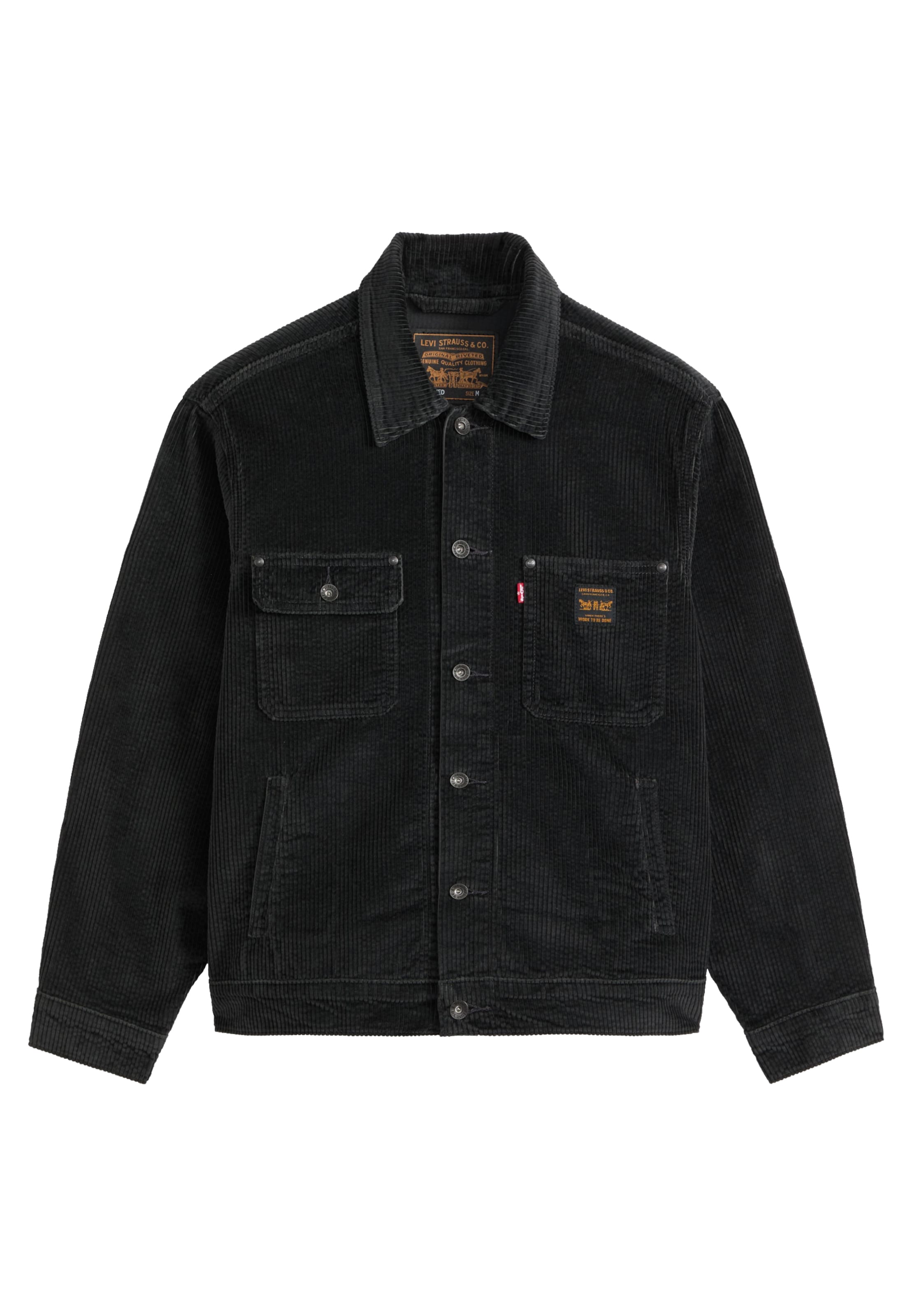 LEVI'S ® Jacke 'SUNRISE TRUCKER' in Schwarz: Vorderseite