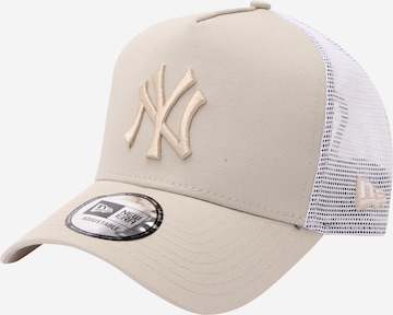 NEW ERA Cap 'NOS LEAGUE ESS EF NEYYAN' in Beige: front