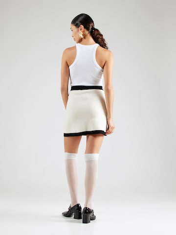 VILA - Falda 'VICASSIE' en blanco