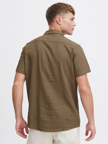 !Solid Slim fit Button Up Shirt 'Allan' in Brown