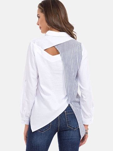CIPO & BAXX Blouse 'WH128' in Wit