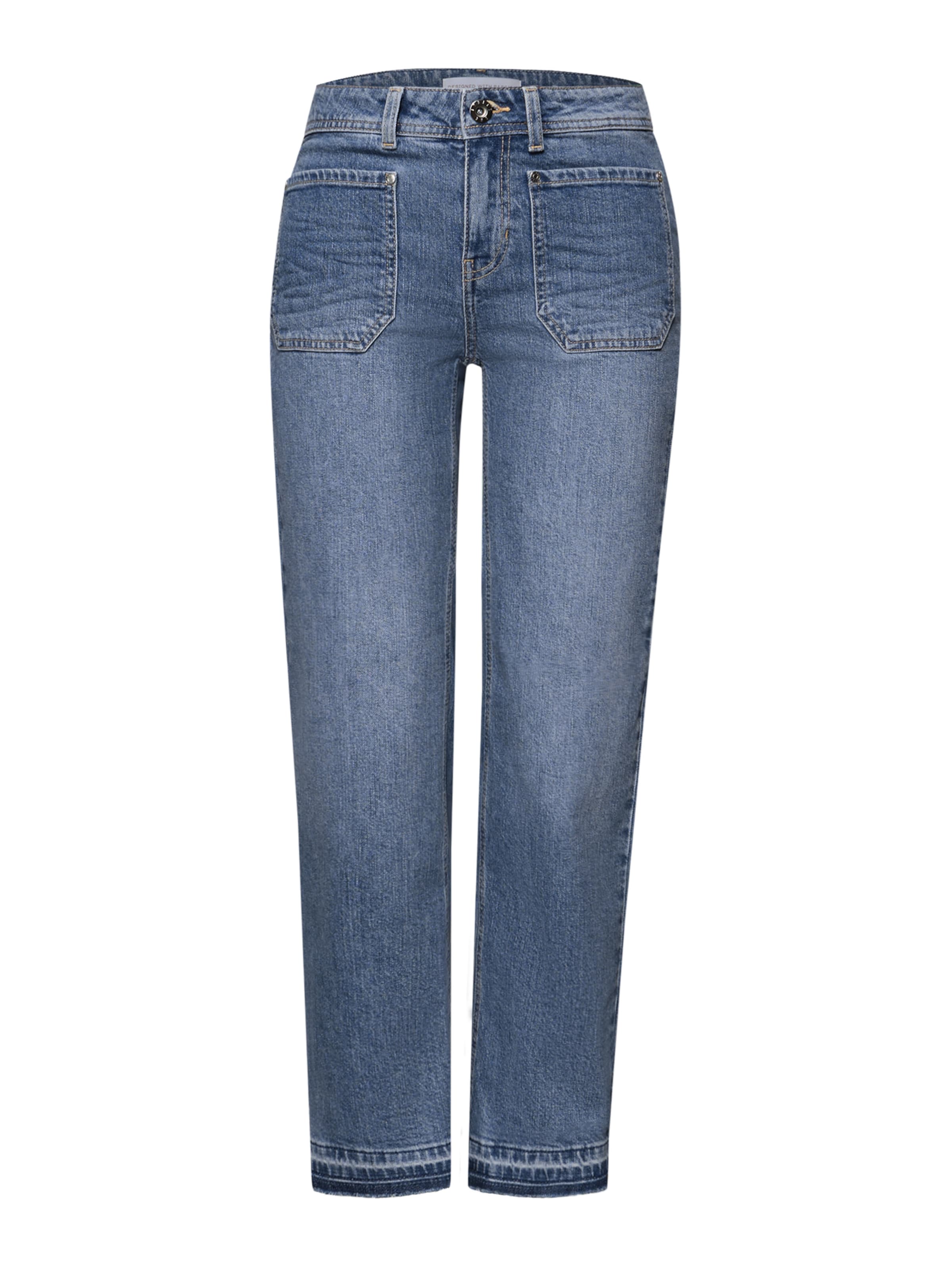 STREET ONE Jean 'Amalia' en bleu denim, Vue avec produit
