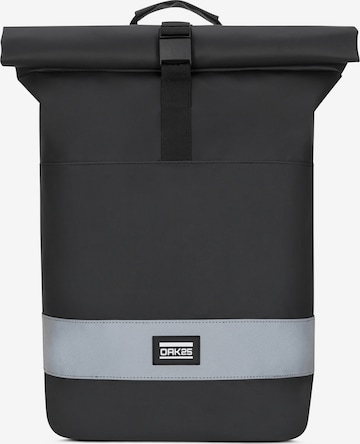 OAK25 Ryggsäck 'Everyday Rolltop' i svart: framsida
