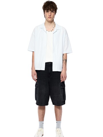 Loosefit Jeans cargo di Pull&Bear in nero