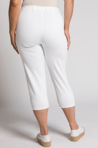 Coupe slim Pantalon Ulla Popken en blanc