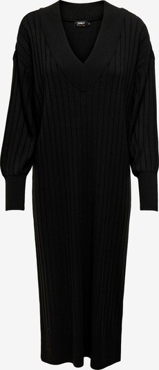 Rochie tricotat 'Tessa' ONLY pe negru, Vizualizare produs