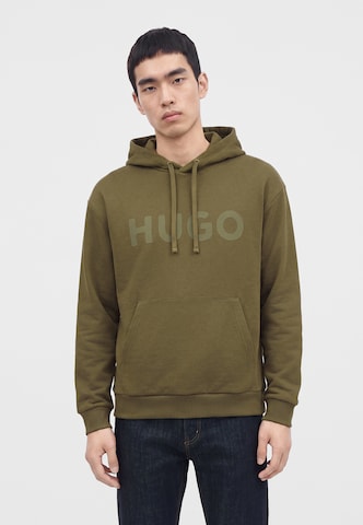 HUGO Sweatshirt 'Ditchle' in Grün: Vorderseite