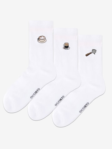 Occulto Athletic Socks 'Robin' in Brown