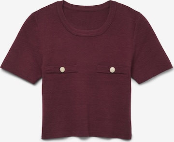 VERO MODA Trui 'Kristin' in Rood: voorkant