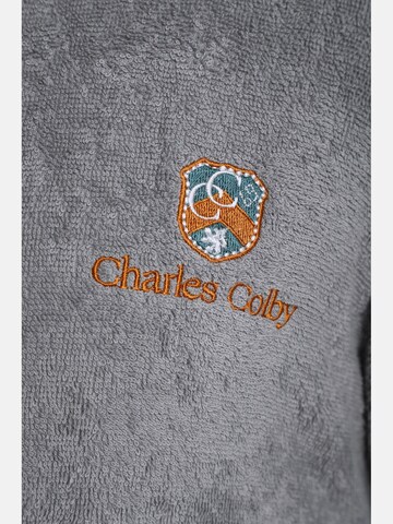 Peignoir long Charles Colby en gris