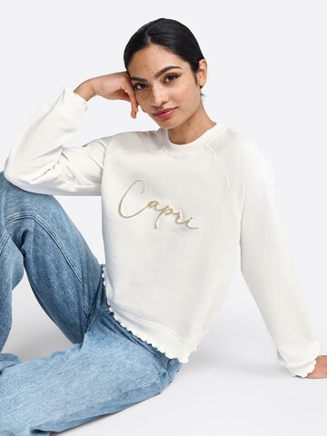 Rich & Royal Sweatshirt i vit: framsida