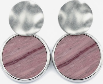 Sergio Engel Earrings in Pink: front