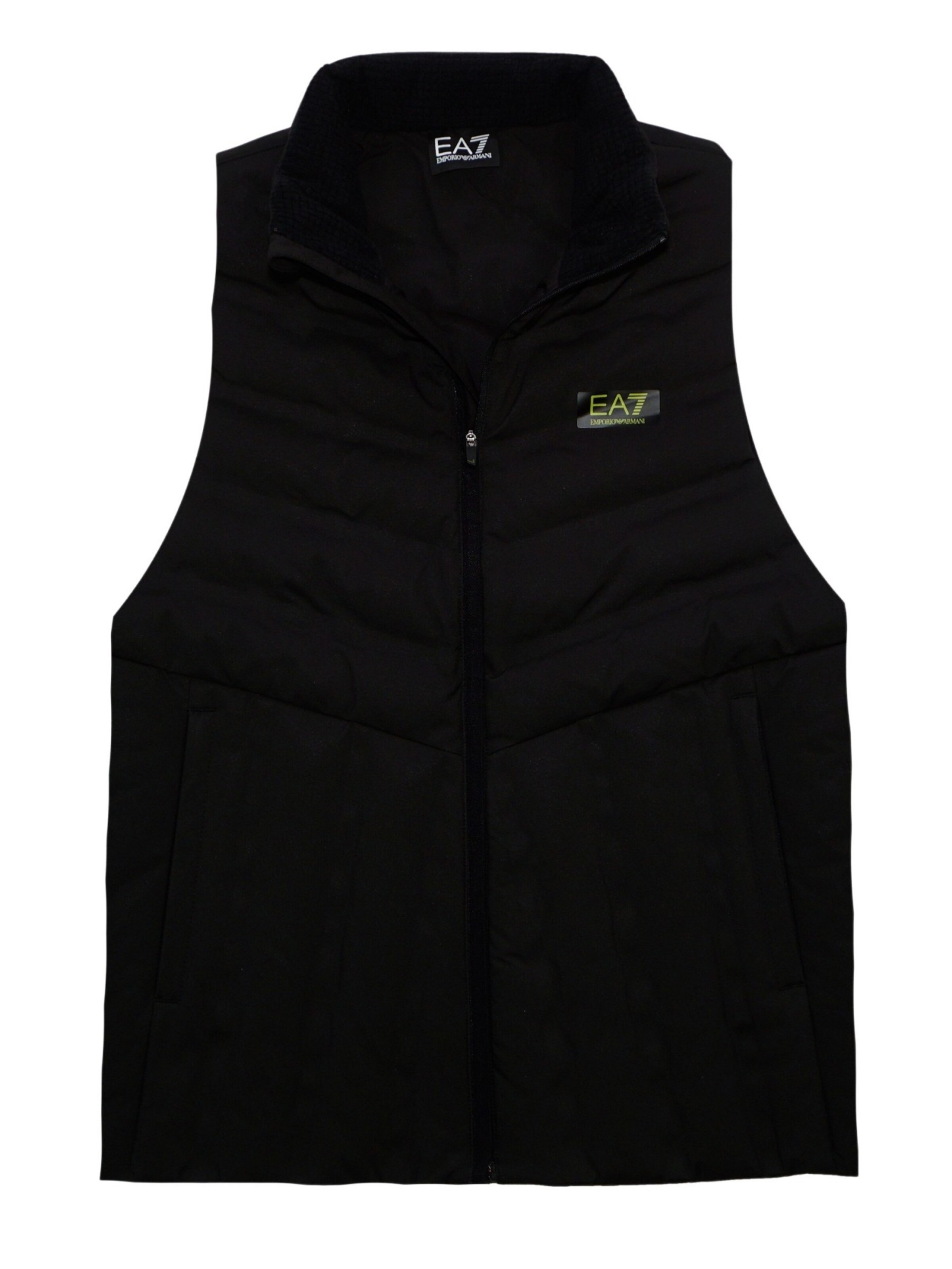 Gilet di EA7 Emporio Armani in nero: frontale