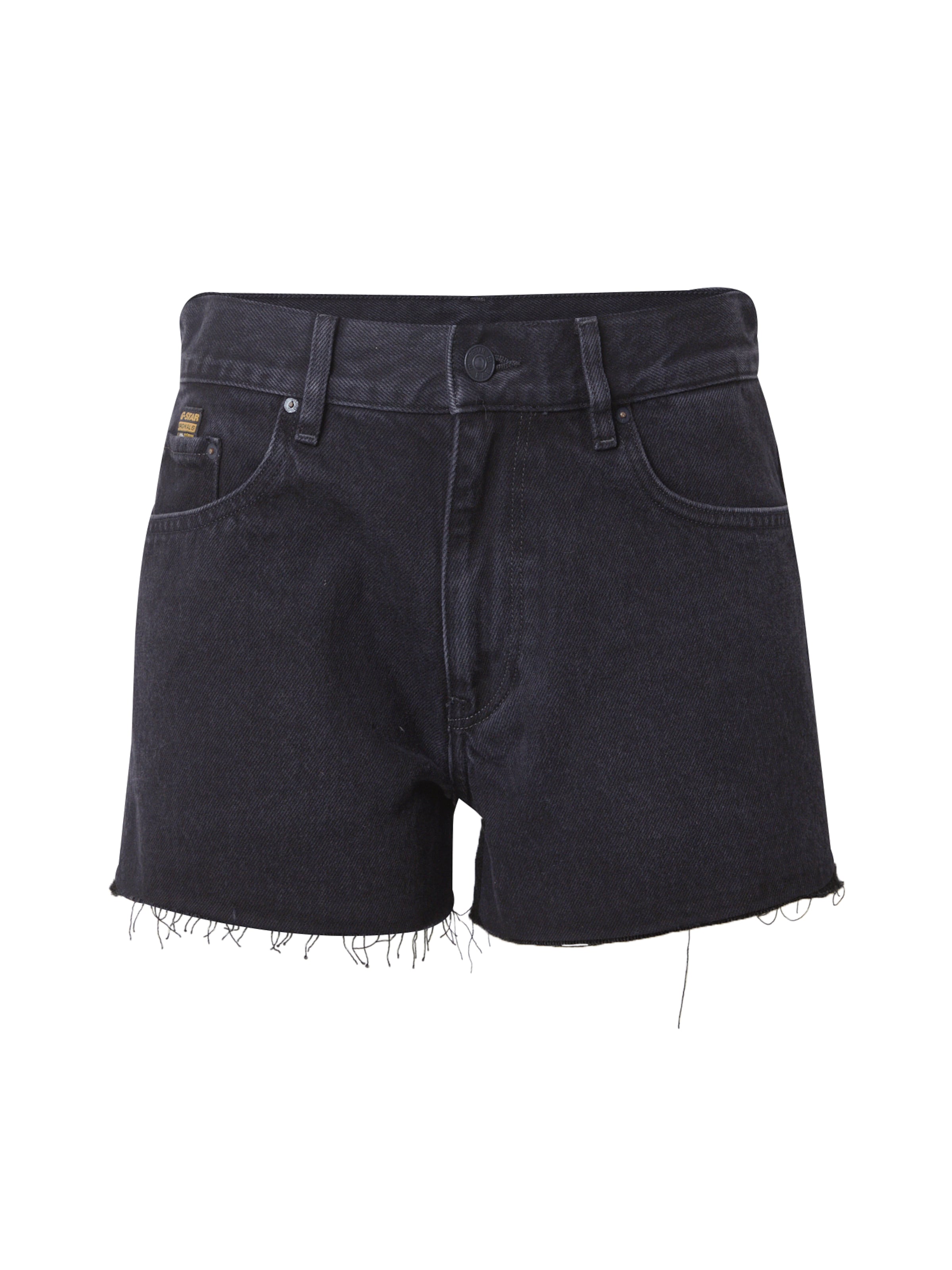 G-STAR Štandardný strih Džínsy - Čierna: predná strana